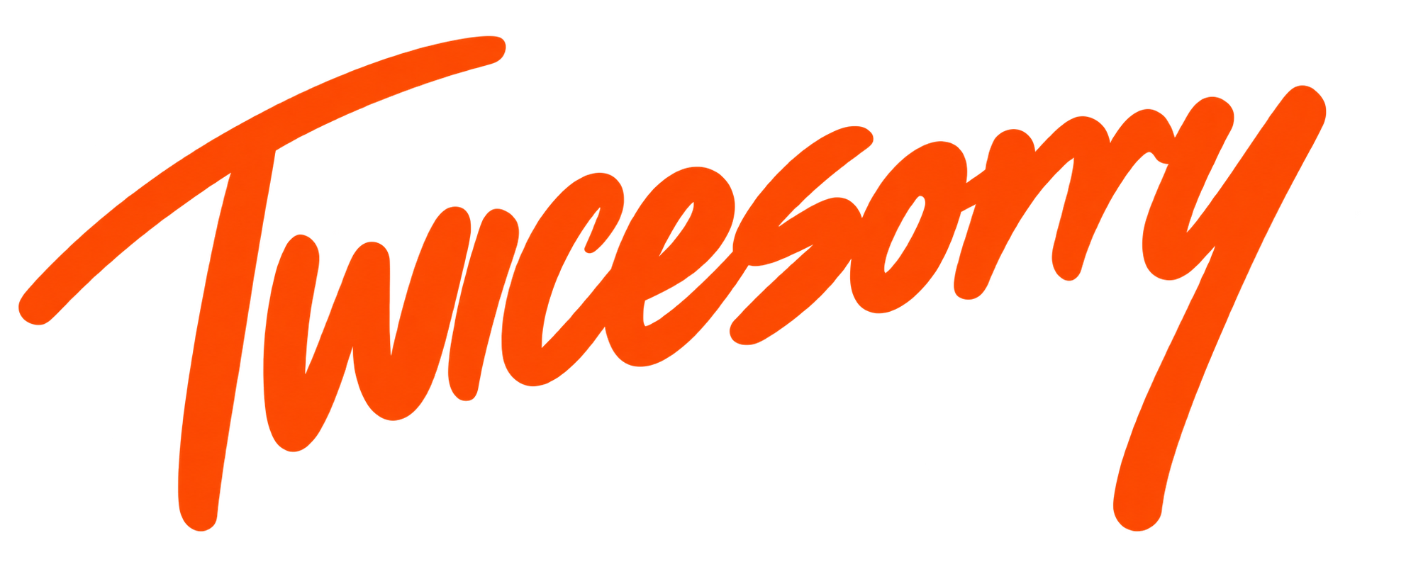 Original TWICESORRY signature logo